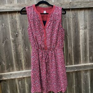 Pink floral dress